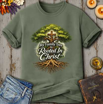 My Family Tree is Rooted In Christ T-Shirt