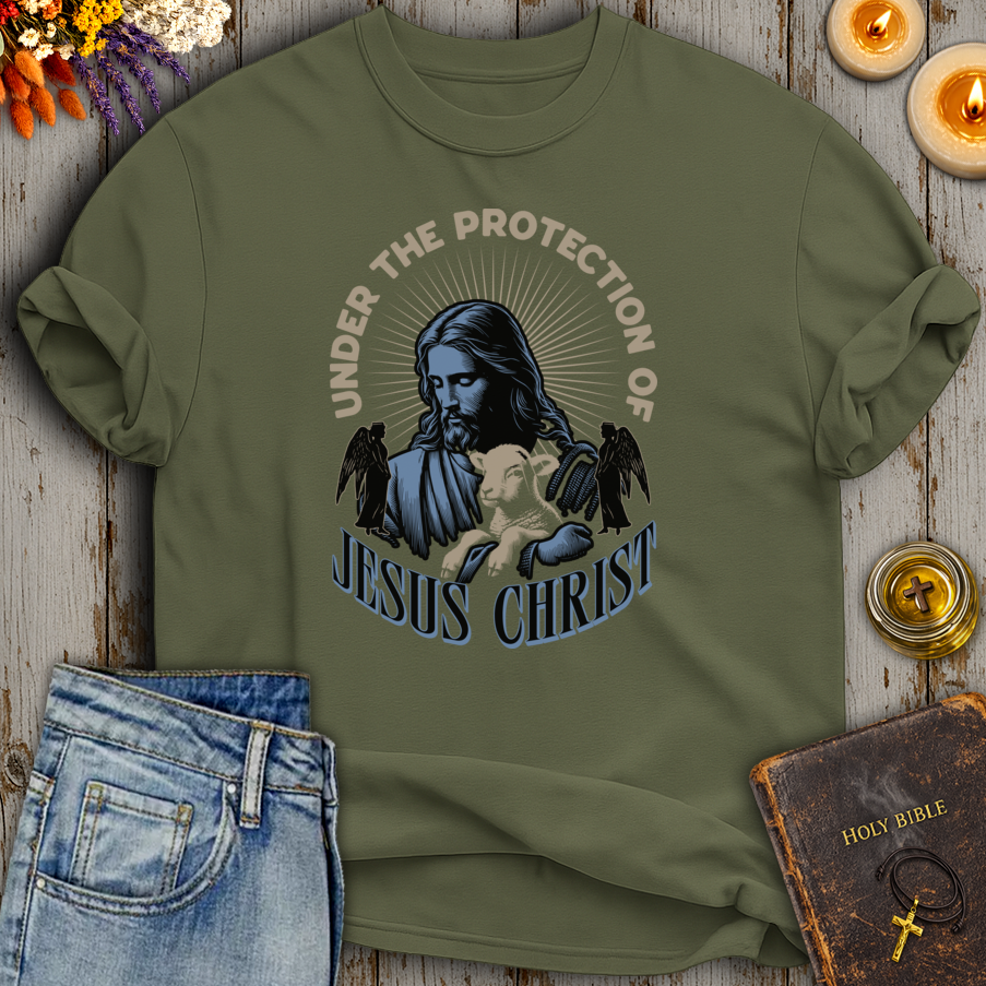 Under The Protection Of Jesus Christ T-Shirt