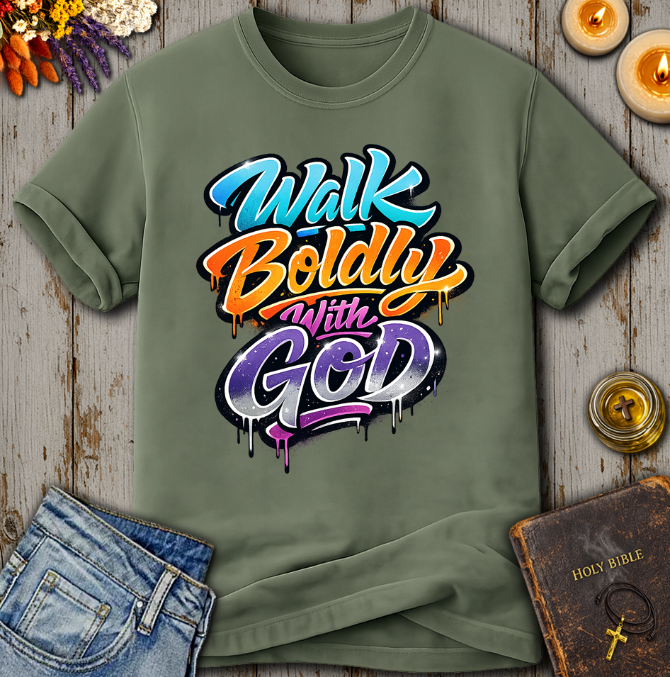 Walk Boldly With God T-Shirt