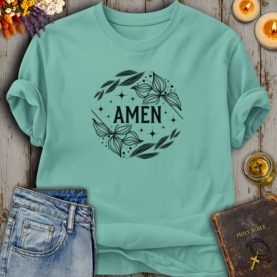 Amen Faith Inspired Message T-Shirt