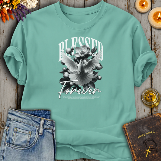 Blessed Forever Dove Floral T-Shirt