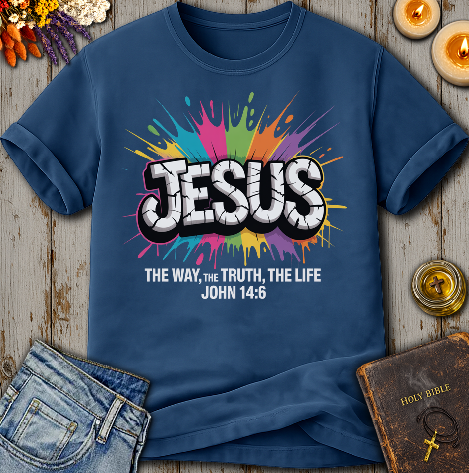 Jesus The Way Truth And Life John 14:6 T-Shirt