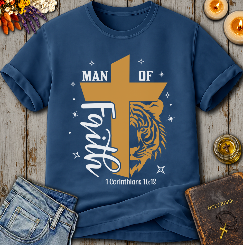Man Of Faith 1 Corinthians 16:13 T-Shirt