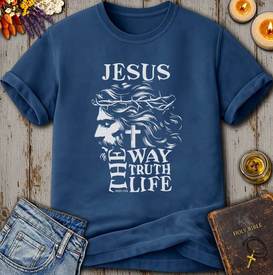 Jesus The Way Truth Life John 14:6 T-Shirt