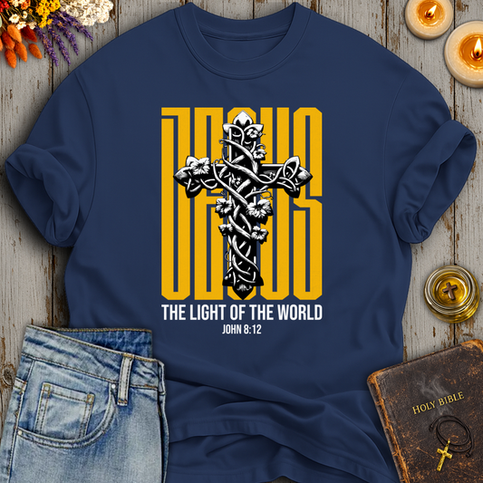 Jesus Light Of The World John 8:12 T-Shirt