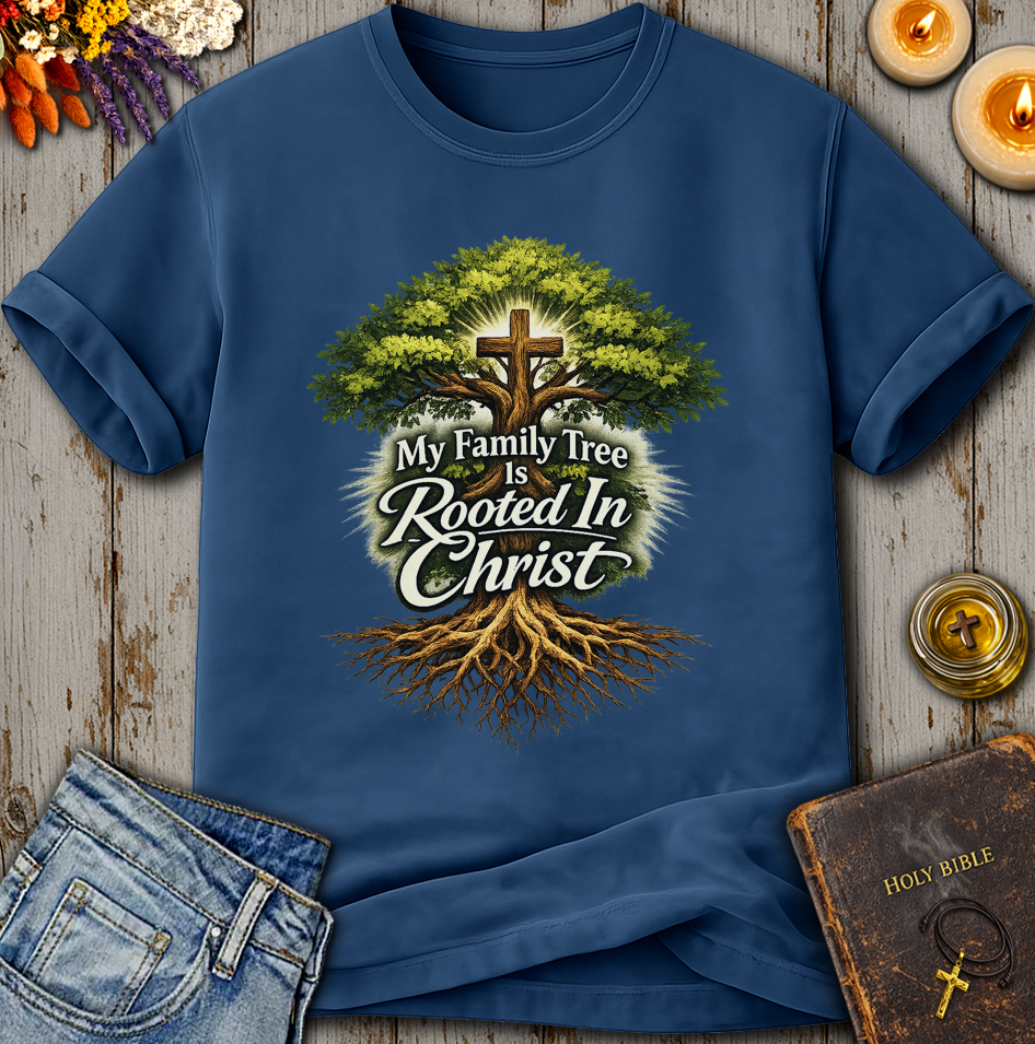 My Family Tree is Rooted In Christ T-Shirt
