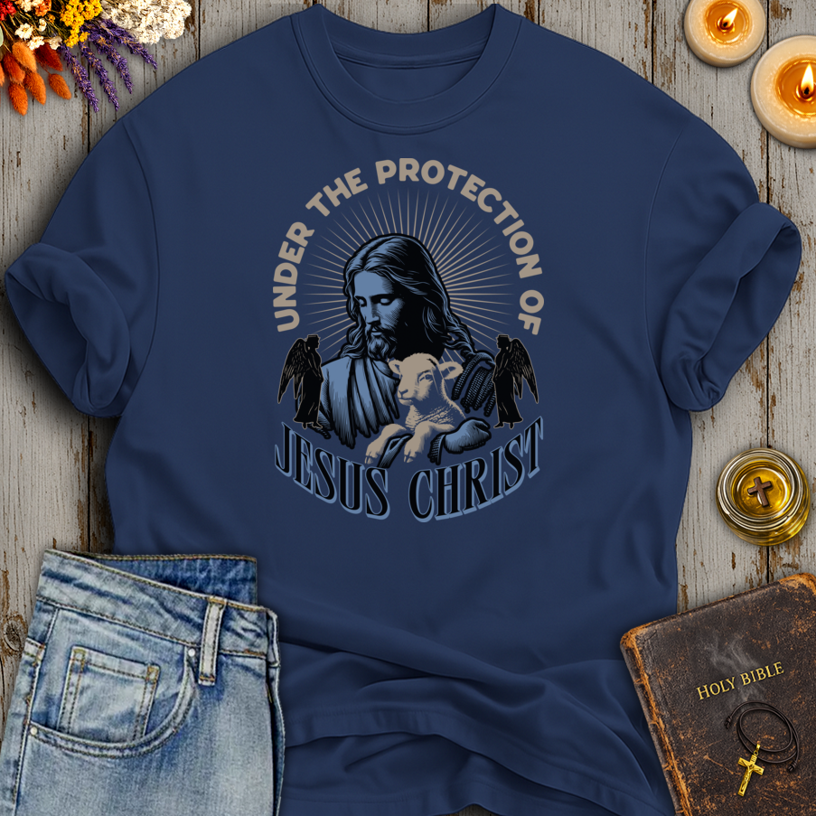 Under The Protection Of Jesus Christ T-Shirt