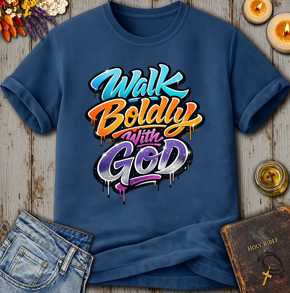 Walk Boldly With God T-Shirt