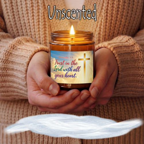 Trust In The Lord Proverbs 3:5 Candle